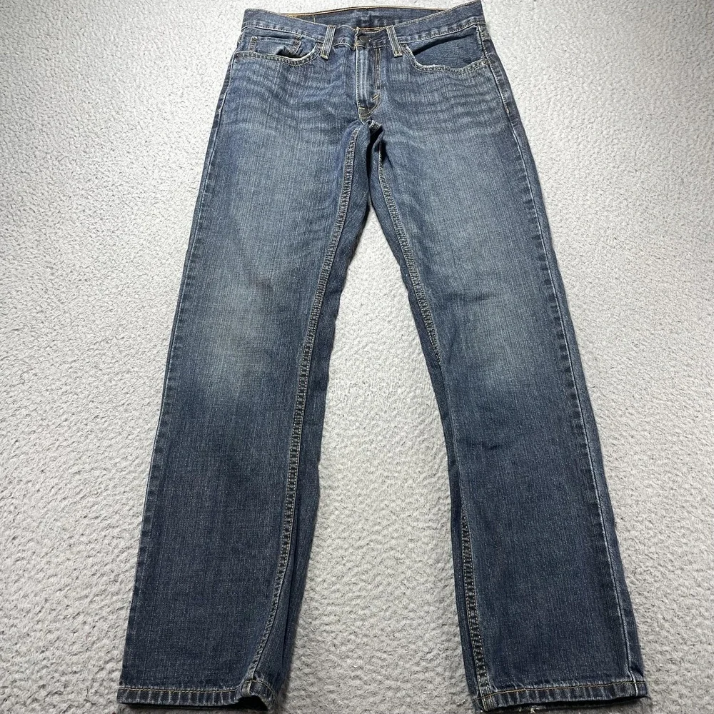 Levis 559 Jeans Mens 29x32 Blue Medium Wash Relaxed Straight Denim Pants Casual